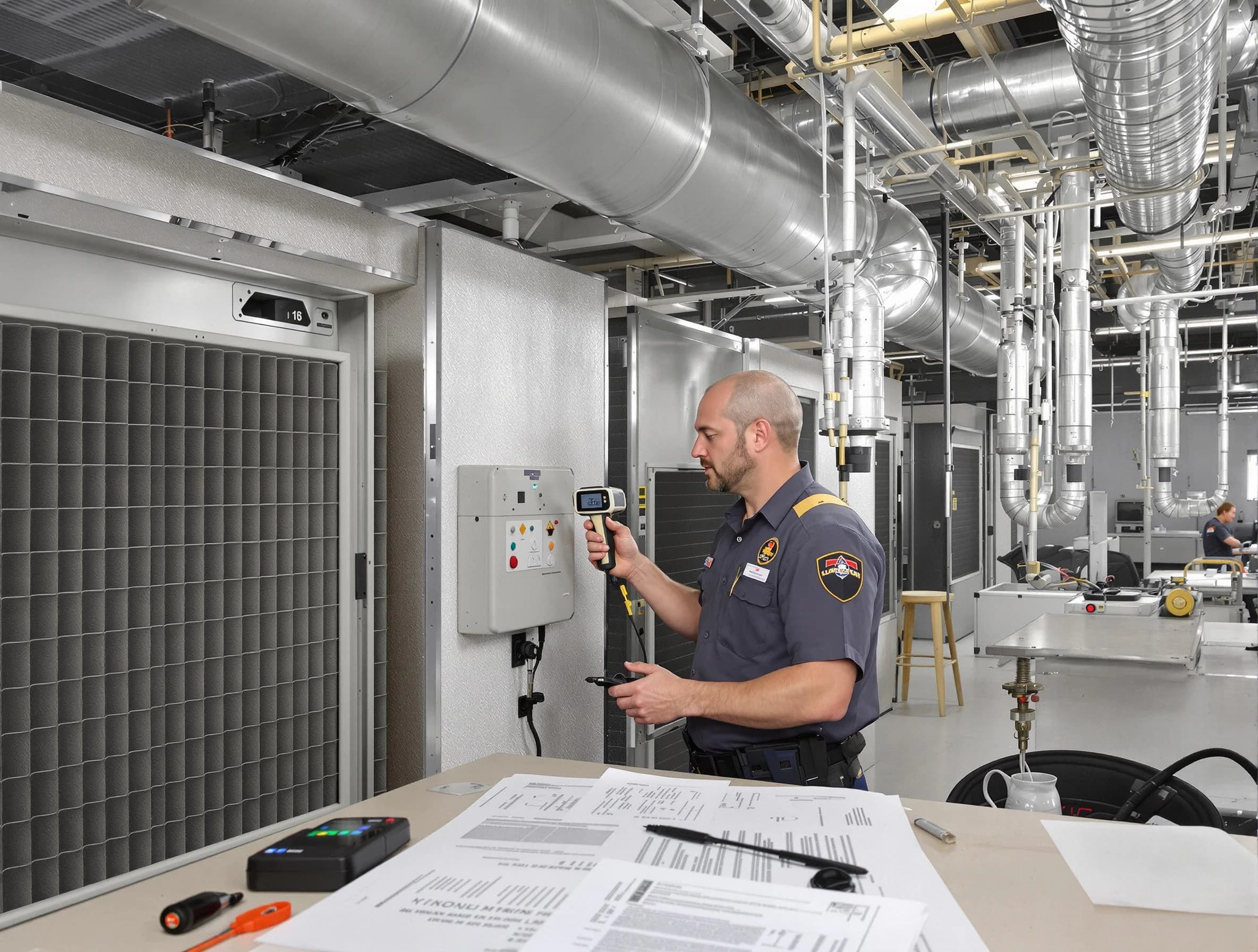 Professional filter system inspection by Malden Air Duct Cleaning in Malden