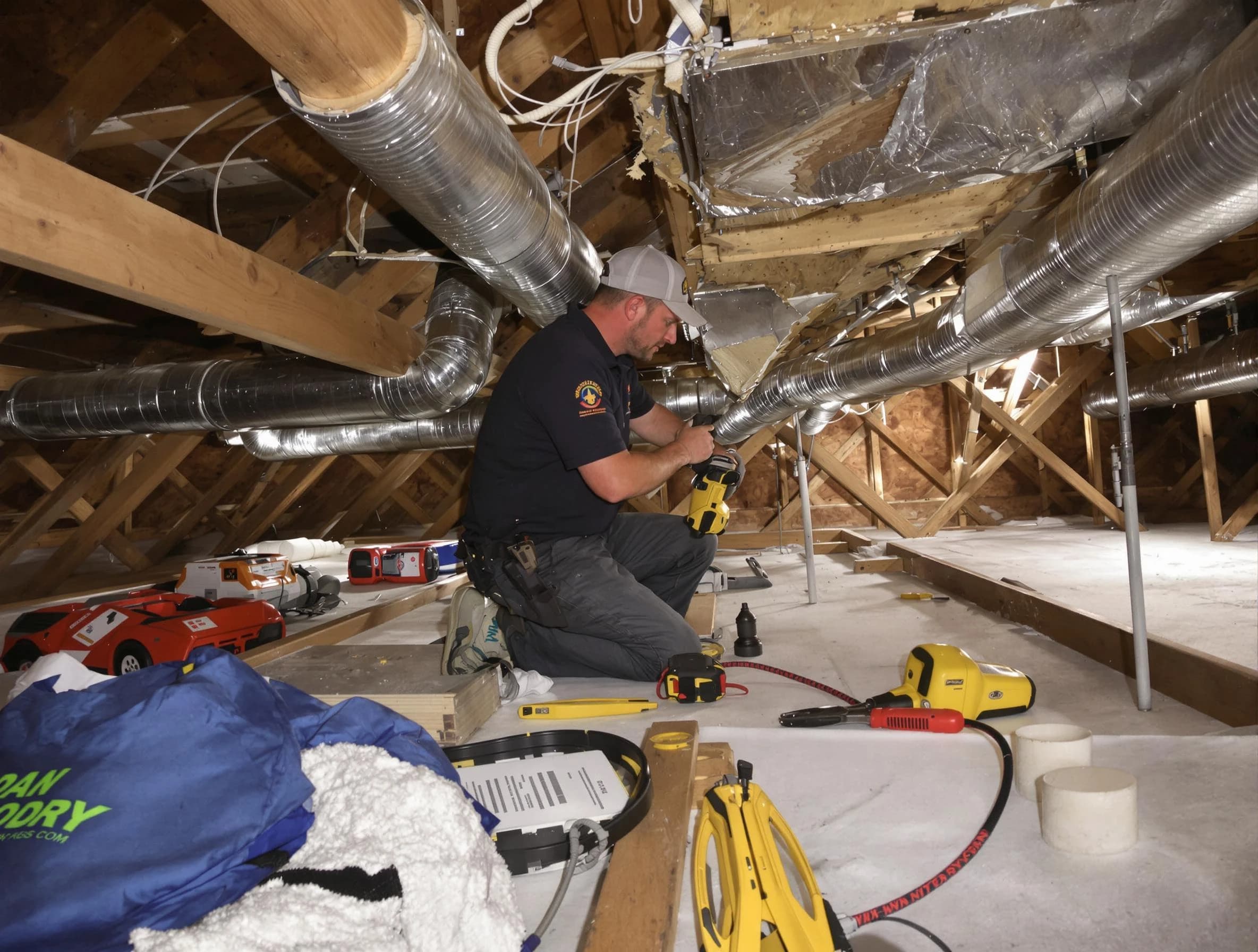 Professional air duct repair by Malden Air Duct Cleaning in Malden