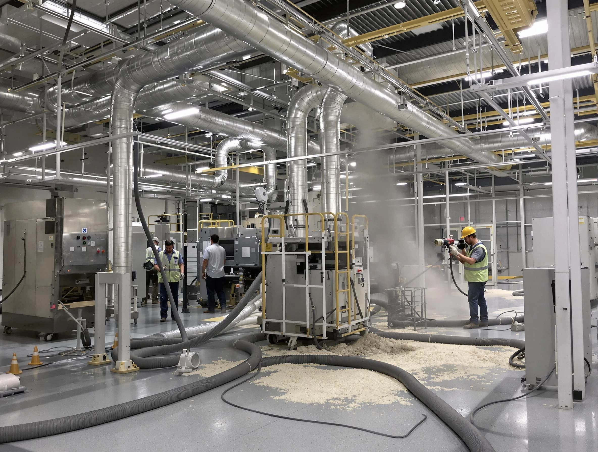 Heavy-duty industrial duct cleaning by Malden Air Duct Cleaning in Malden