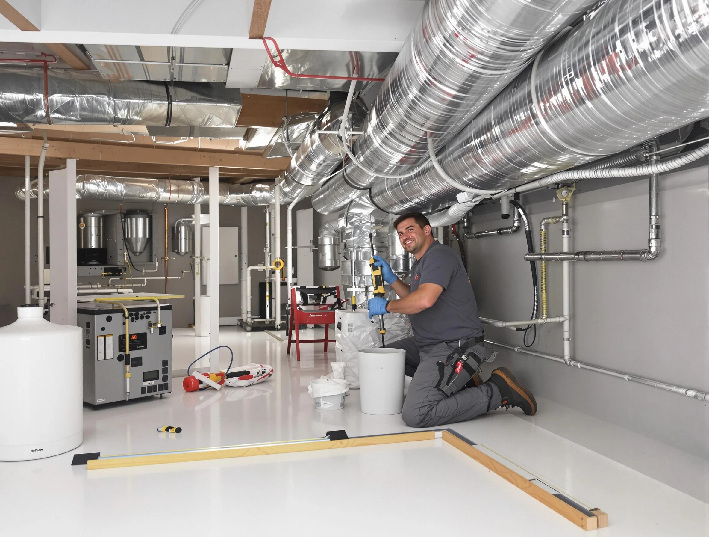Professional duct sealing service by Malden Air Duct Cleaning in Malden