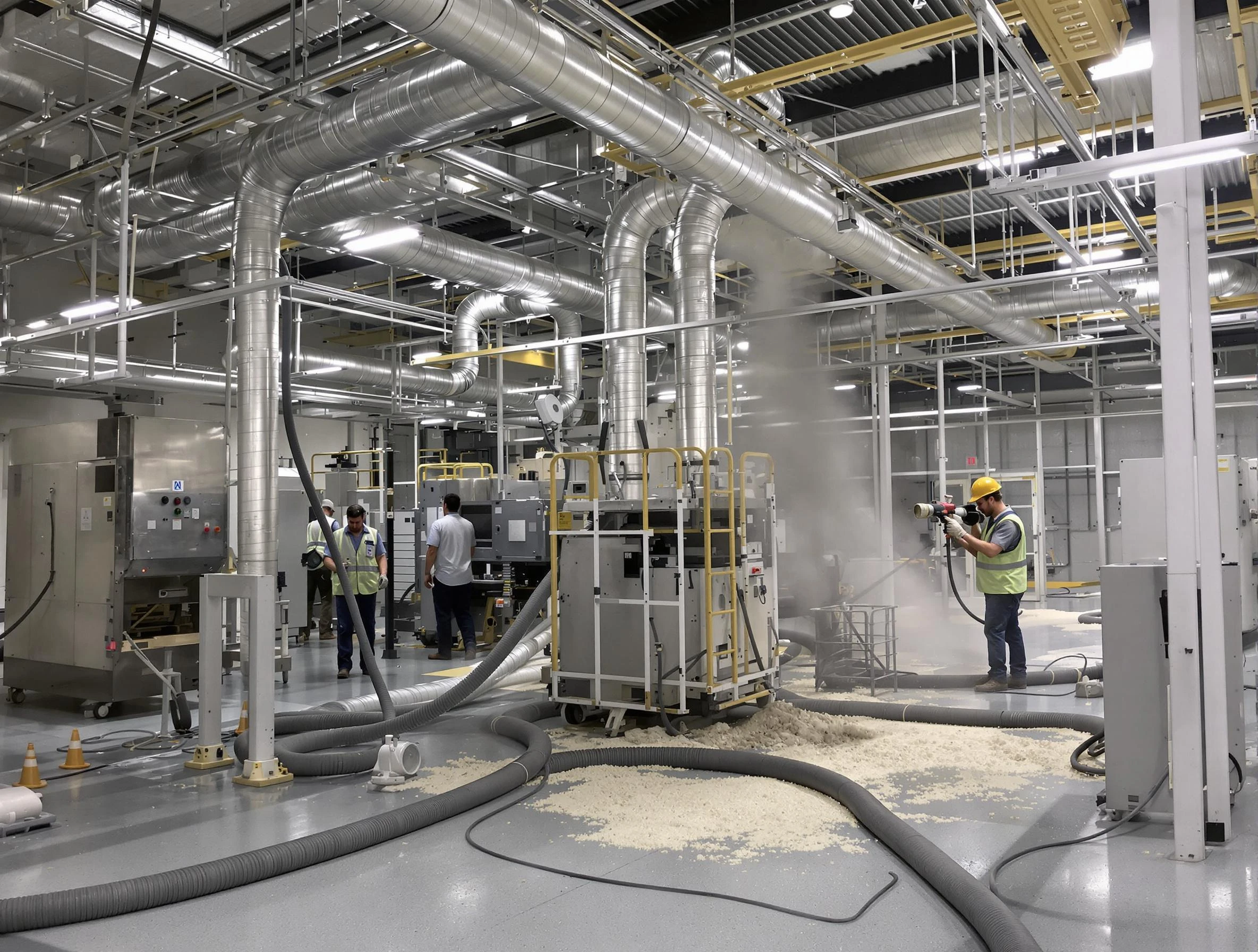 Heavy-duty industrial duct cleaning by Malden Air Duct Cleaning in Malden